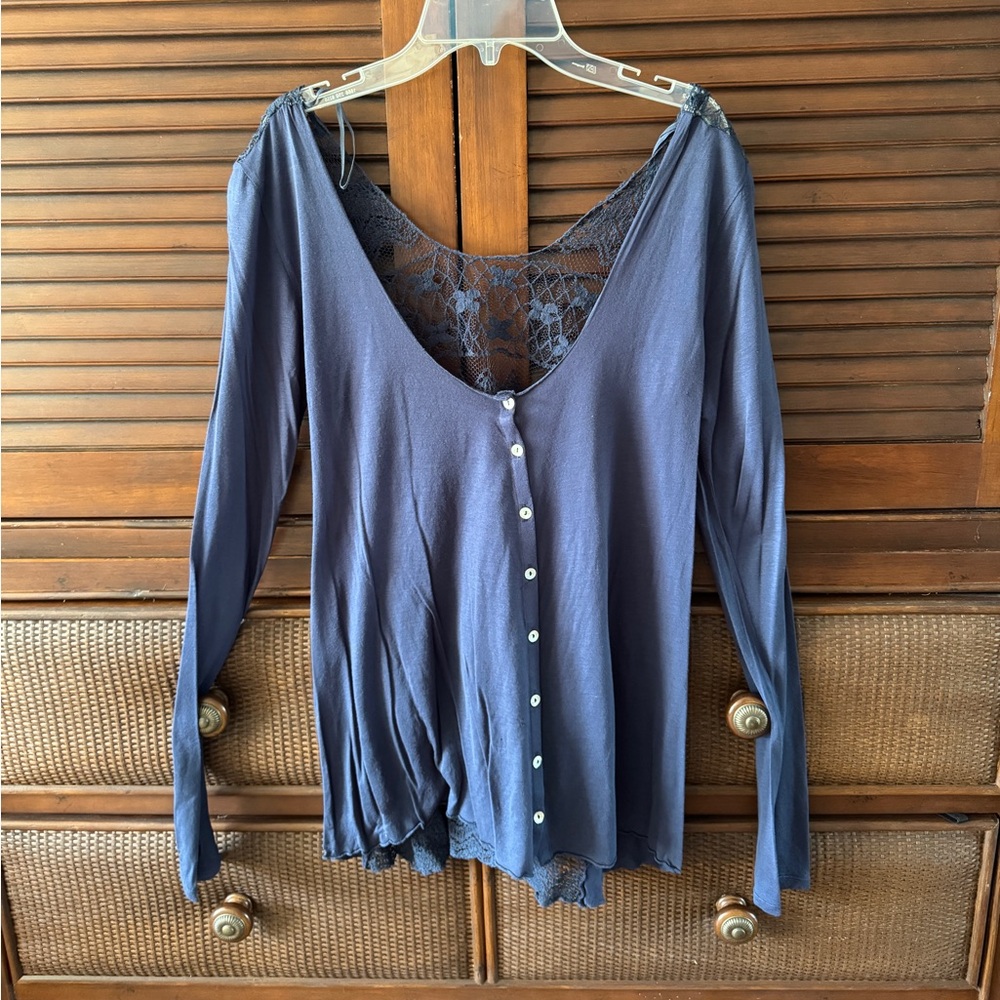 Free people lace shirt